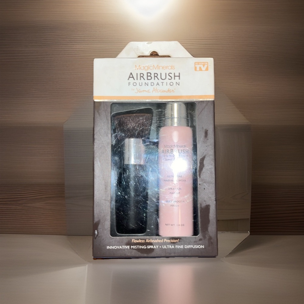 Magic Minerals Airbrush Foundation Light Jerome Alexander Flawless Makeup Set